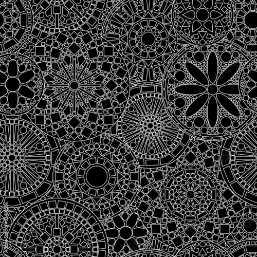 Lacy circle flower mandalas...