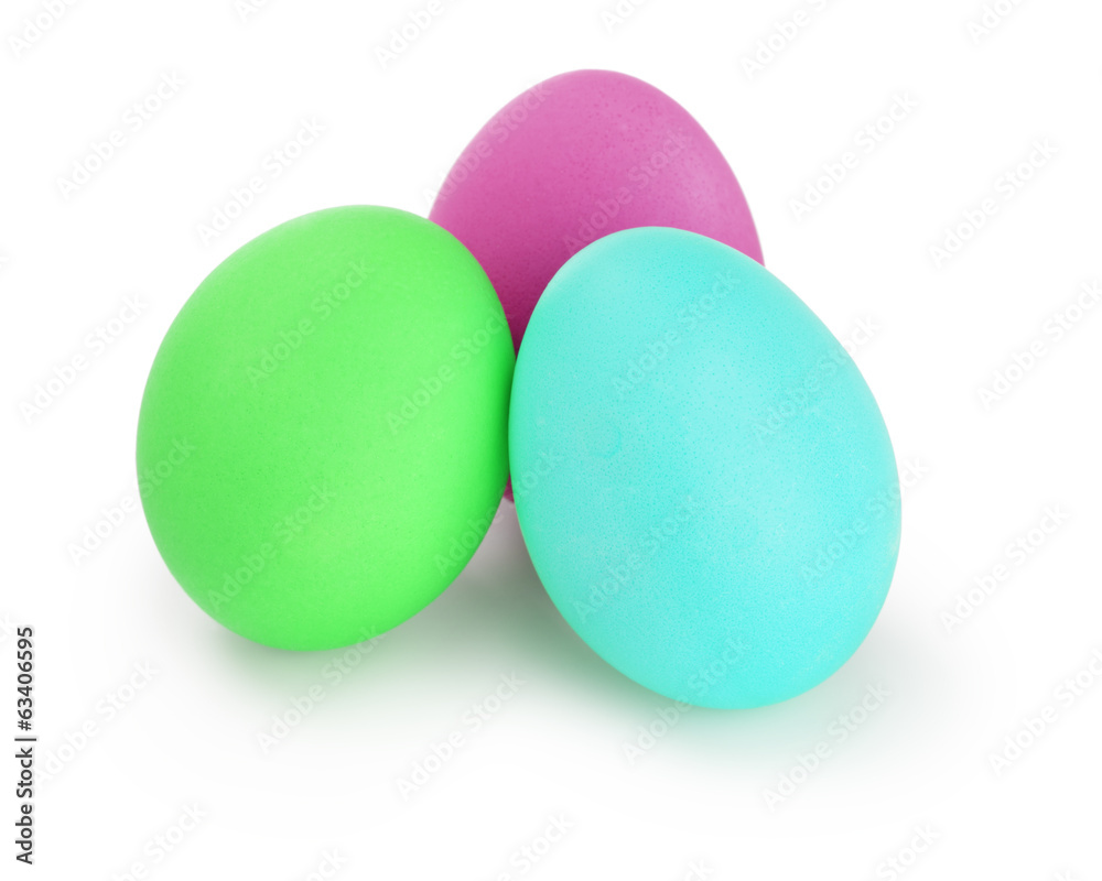 acid colors easter eggs