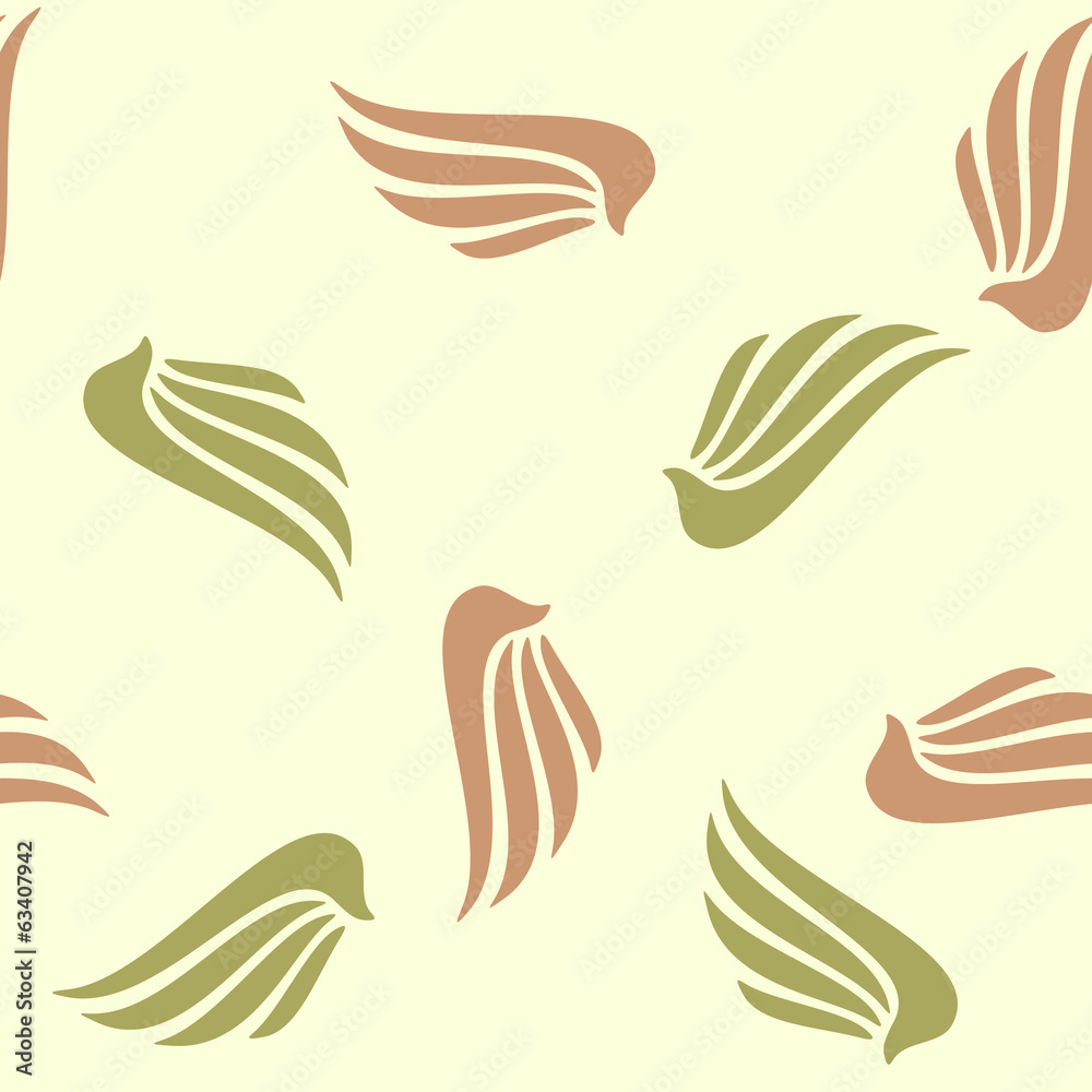 seamless background: wing, feather, angel seamless background: wing, feather, angel