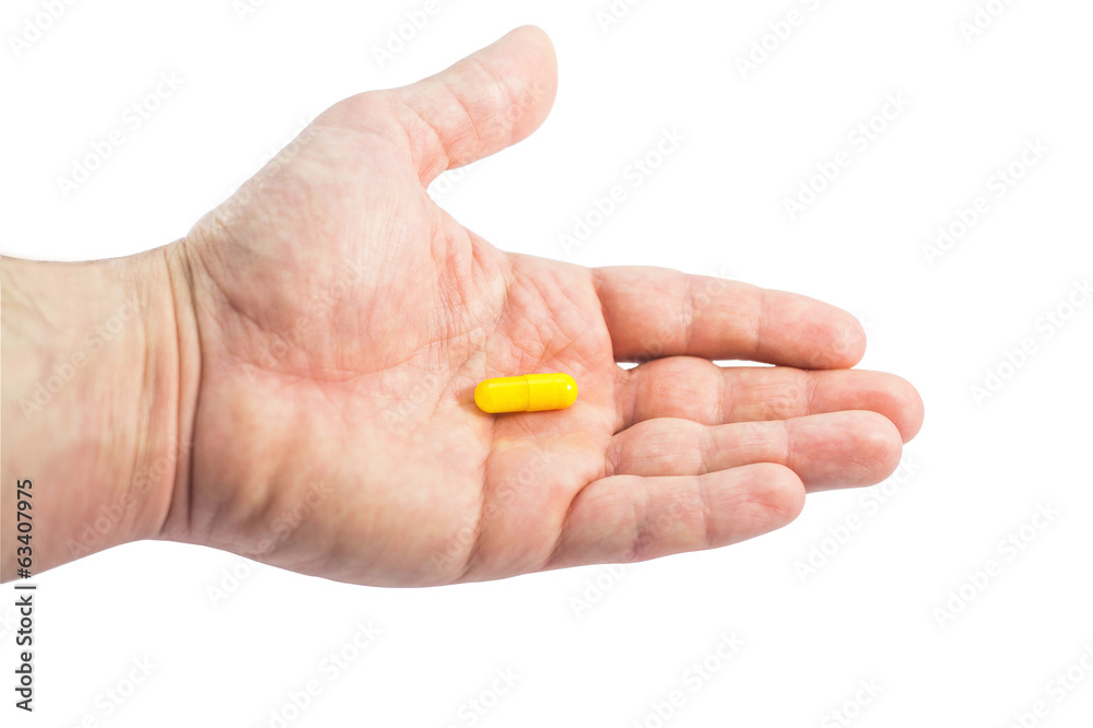 Capsule in hand