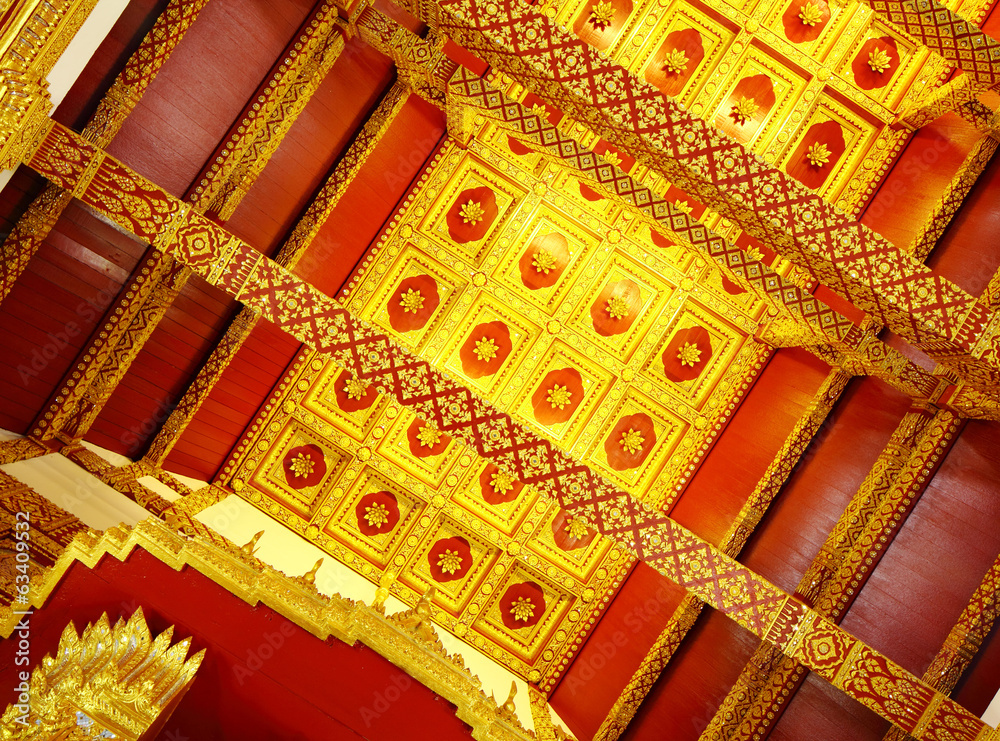 Obraz premium Thailand temple ceiling