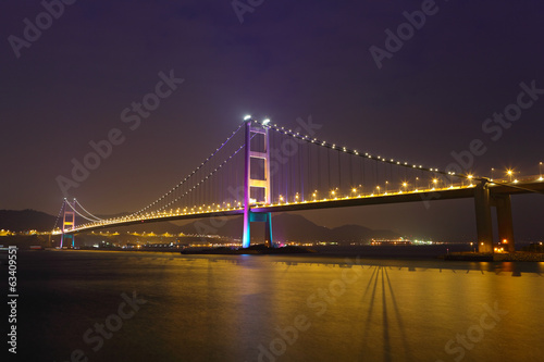 Suspension bridge in Hong Kong