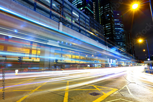 Busy traffic in Hong Kong