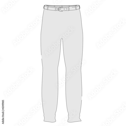 cartoon image of male pants