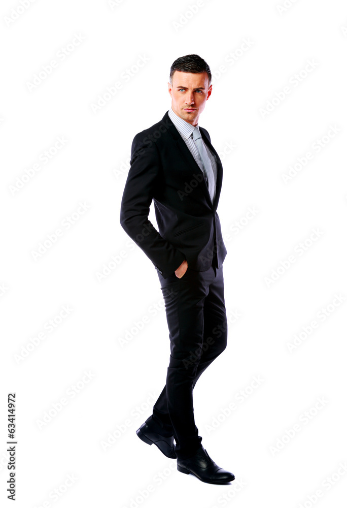 Full-length portrait of a confident businessman Full-length portrait of a confident businessman
