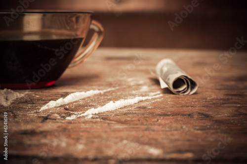 Caffeine and cocaine