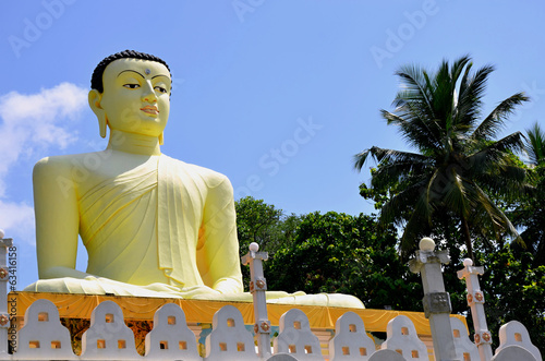 Statue of Buddha in  Sri Lanka photo