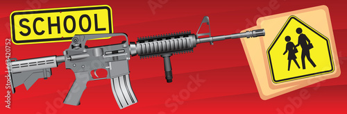 Weapons and school