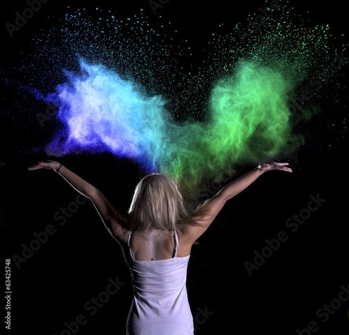 Colour Powder Photo shoot © martinkrivda