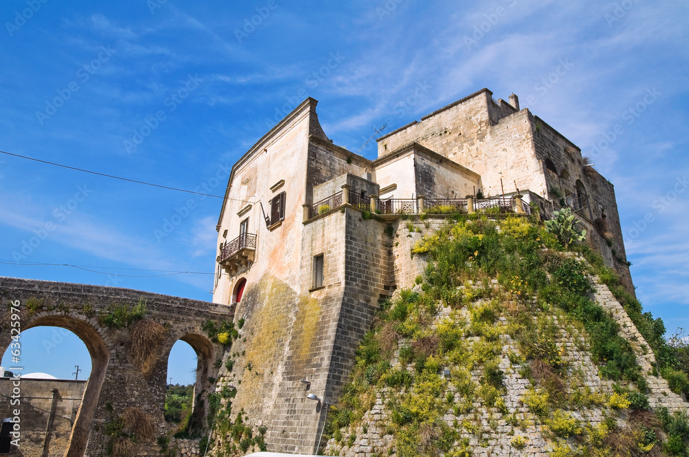 Norman Castle of Ginosa. Puglia. Italy.
