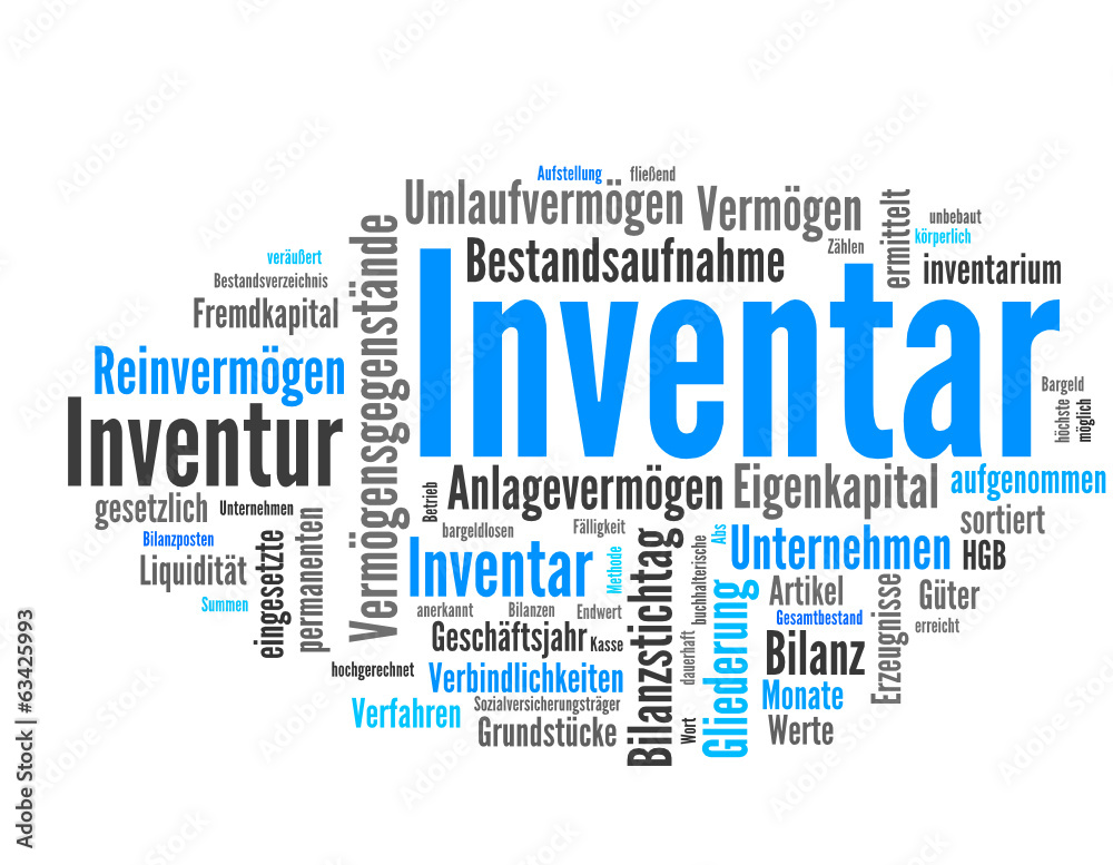Inventar (Inventur, Jahresabschluss, Bilanz)