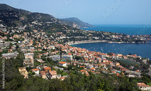 Aerial view of Villefranche-sur-Mer