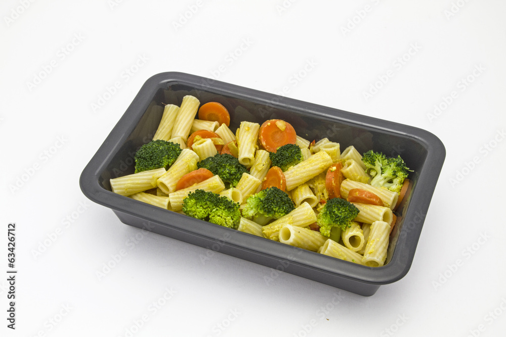 Tortiglione mit Broccoli in Knoblauchrahm Tortiglione mit Broccoli in Knoblauchrahm