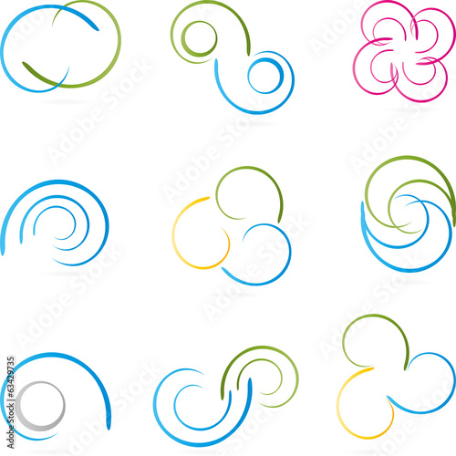 Spirale, Welle, Schnörkel