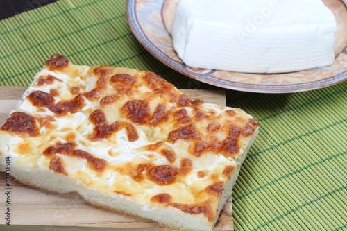Focaccia with cheese