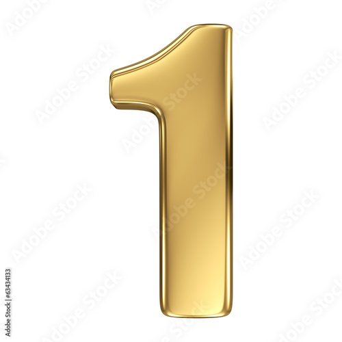 3d golden number collection - 1