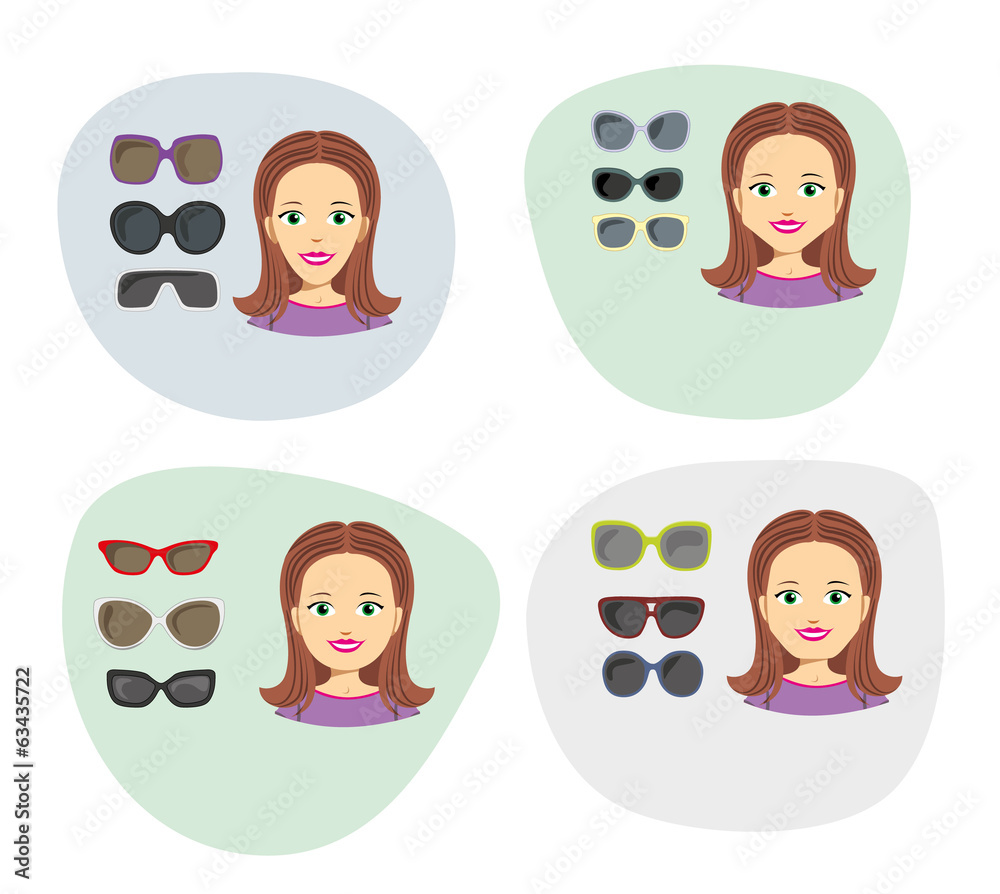 icons and models of glasses