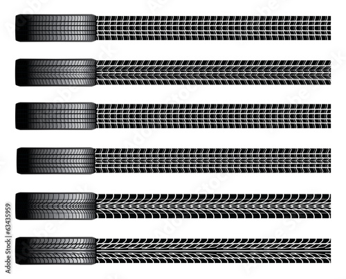 Tires and Tire Tracks