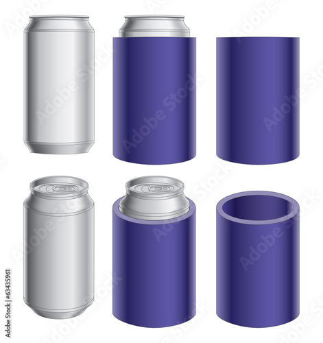 Aluminum Can and Koozie