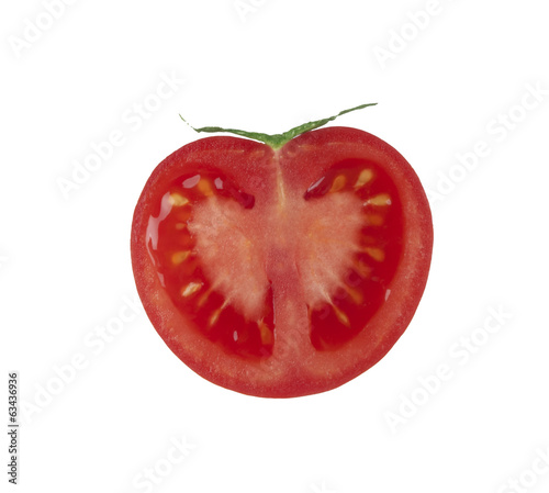 Wallpaper Mural Fresh slices tomato on white background Torontodigital.ca