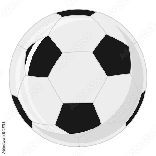 Soccer Ball Isolated On White Background