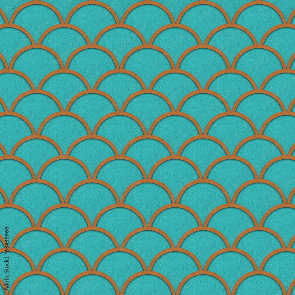 Nautical theme inspired by tropical fish made â€‹â€‹of paper