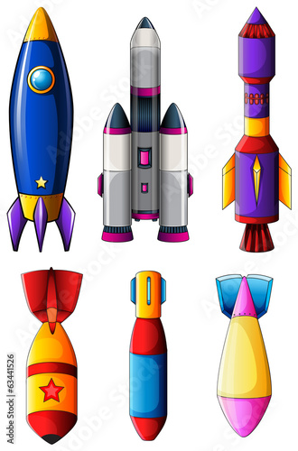 Explosive rockets