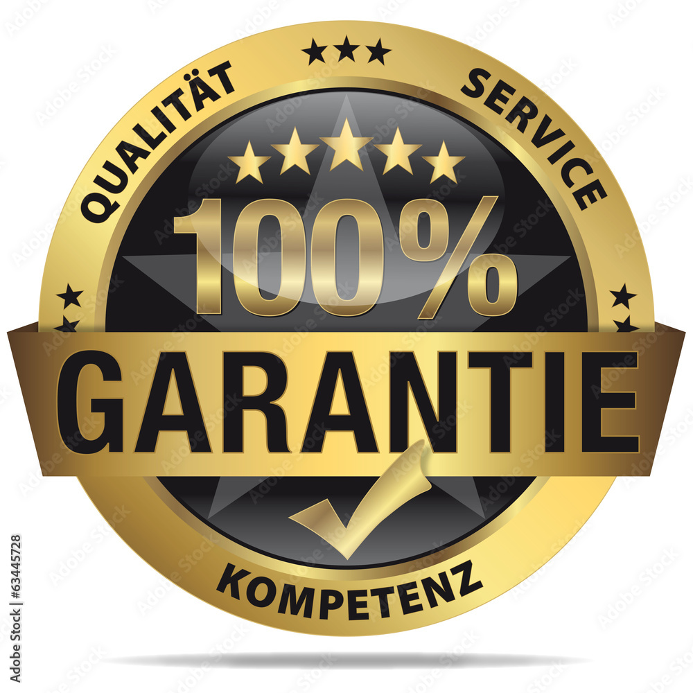 100% Garantie - Qualität, Service, Kompetenz 100% Garantie - Qualität, Service, Kompetenz