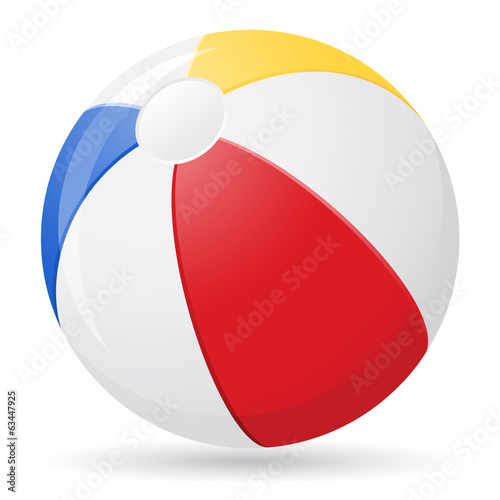 beach ball vector illustration