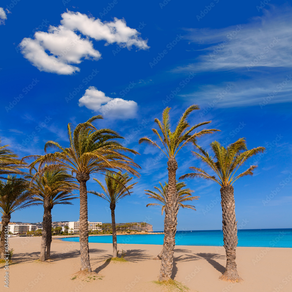 Javea Xabia playa del Arenal in Mediterranean Spain Javea Xabia playa del Arenal in Mediterranean Spain