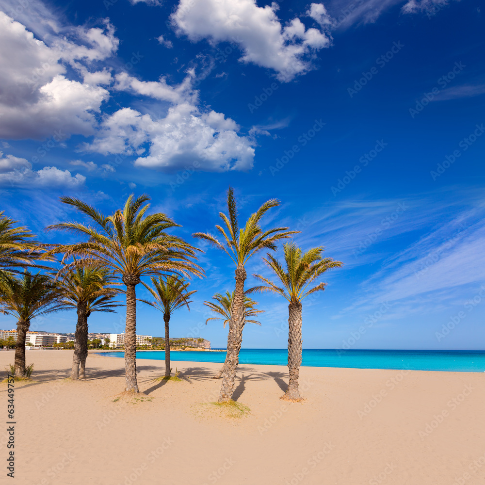Javea Xabia playa del Arenal in Mediterranean Spain