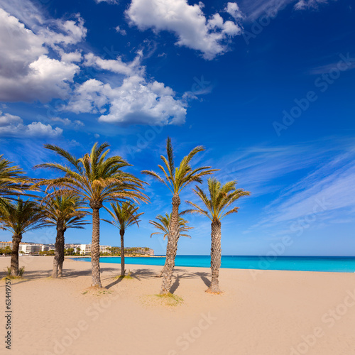 Fototapeta Naklejka Na Ścianę i Meble -  Javea Xabia playa del Arenal in Mediterranean Spain