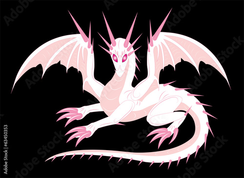 Dragon albino