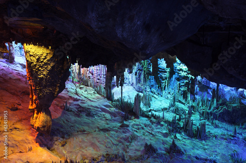 Reed Flute Caves in Guilin, Guangxi Provine, China