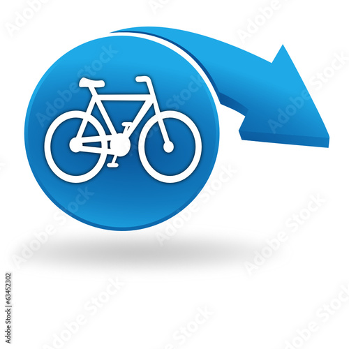 cycles sur bouton bleu