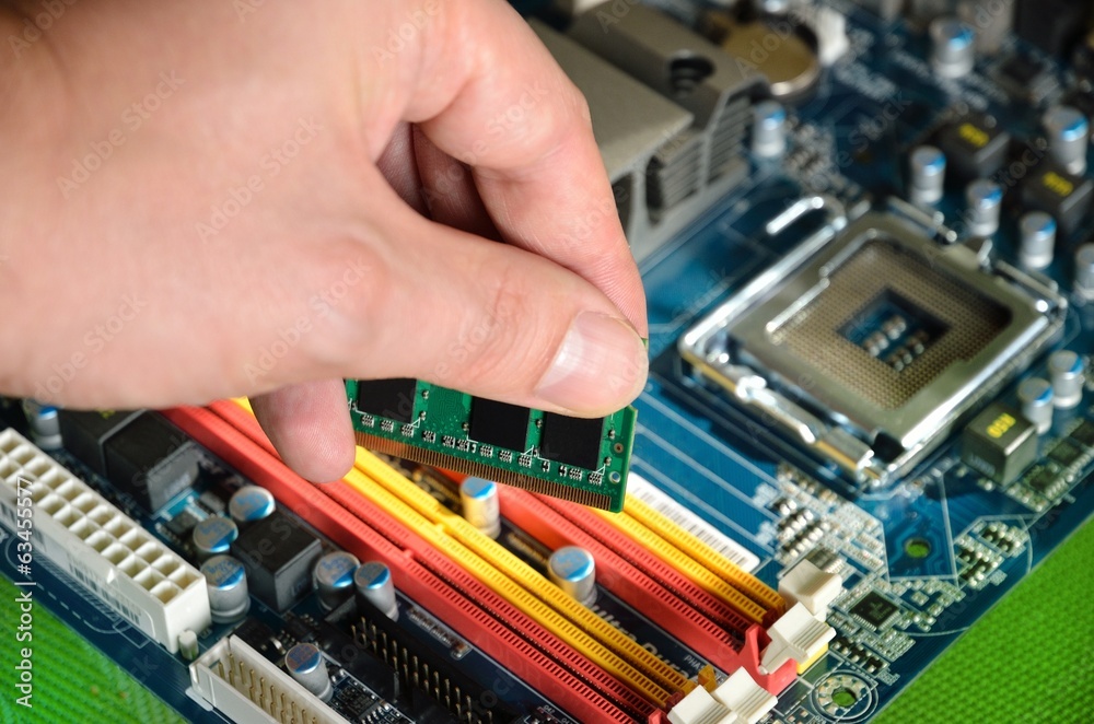 Installing RAM computer memory Installing RAM computer memory