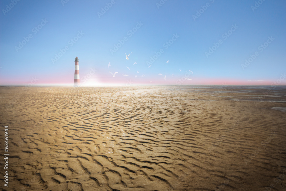 Lighthouse at Ebb Tide Coast