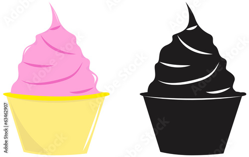 Ice cream in a cup