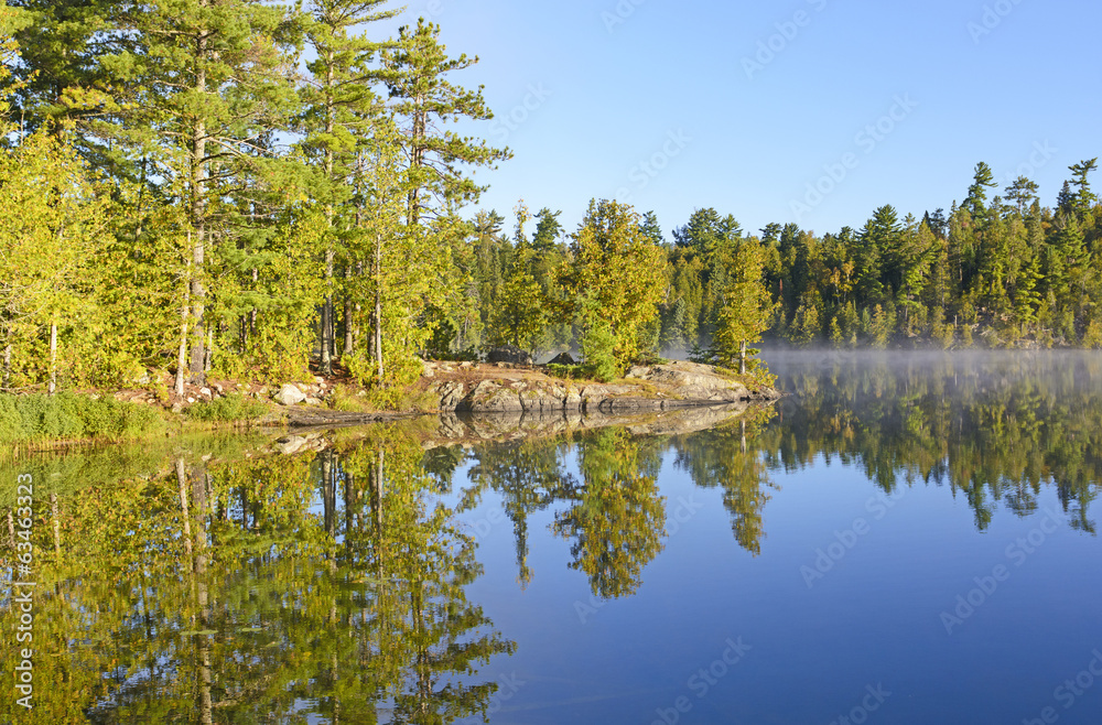 Mist and Reflections in the Early Morning