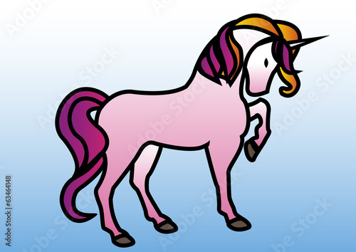 unicorno rosa