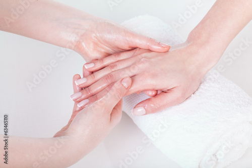 Hand massage photo