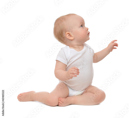 10 month child baby toddler sitting