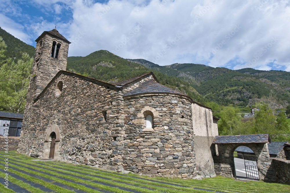 Sant Marti at La Cortinada, Andorra