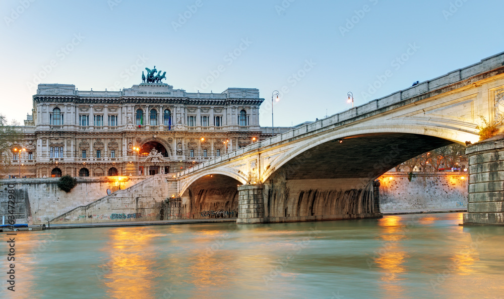 Rome, Italy. Palace of Justice (Palazzo di Giustizia) - courthou