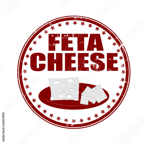 feta cheese stamp
