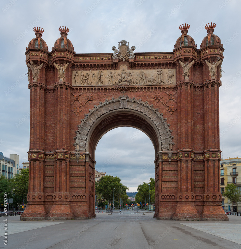 Triumphal arch in Barcelona