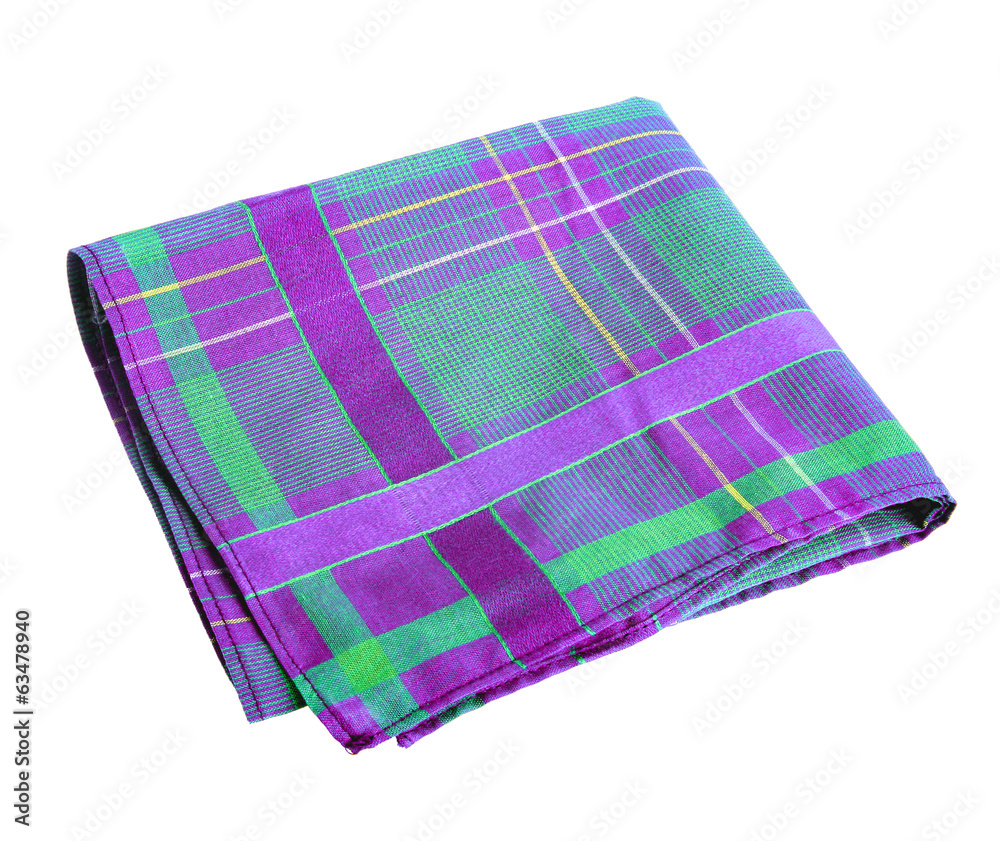 Purple green handkerchief Purple green handkerchief