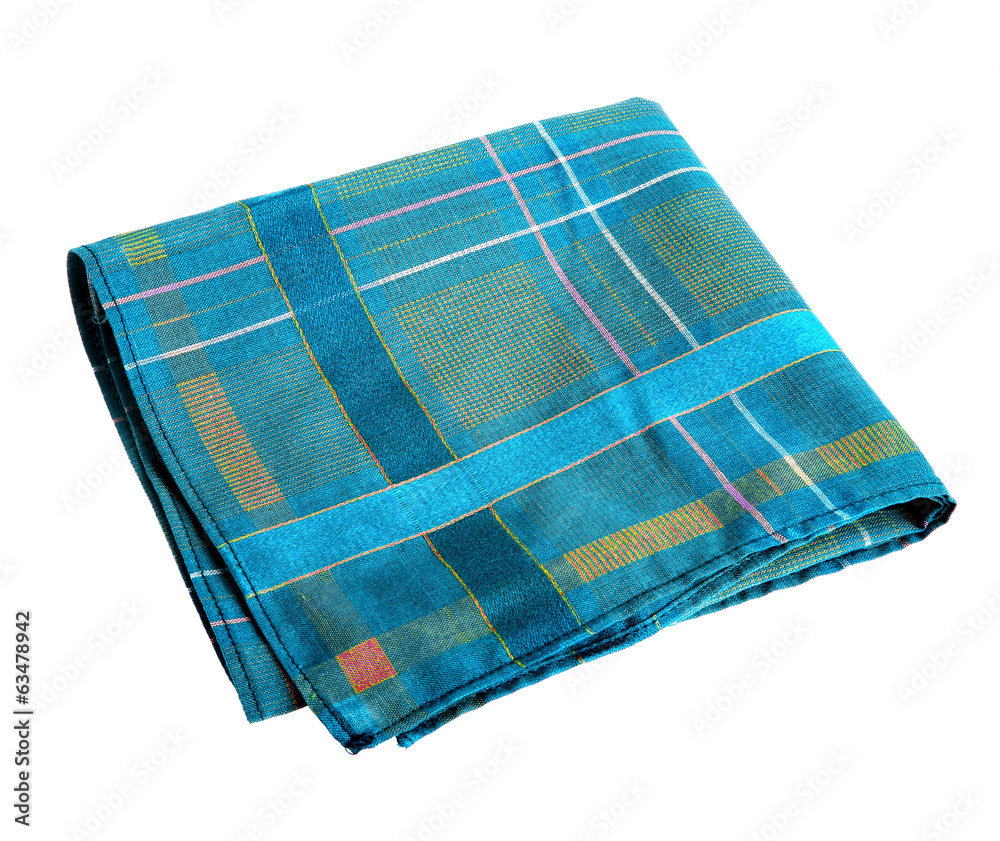 Blue green handkerchief Blue green handkerchief