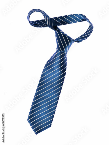 Canvas Print Blue tie