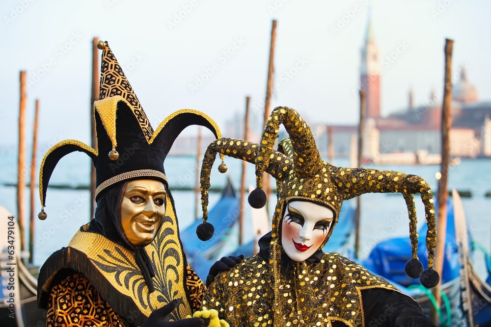 Fototapeta premium Carneval mask in Venice - Venetian Costume